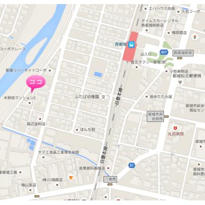 WIFI無料！　木野田マンション1K-2の地図画像
