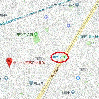 グッドステイ西馬込壱番館△『禁煙ルーム』【ベーシック】の地図画像