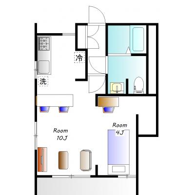 【新前橋駅の南側 徒歩12分】🍀グランマンスリー前橋小相木町R205🍀２名様ご入居可能🌈インターネット無料📶室内リフォーム済✨敷地内駐車場🅿️近隣商業施設多数🎵の地図画像