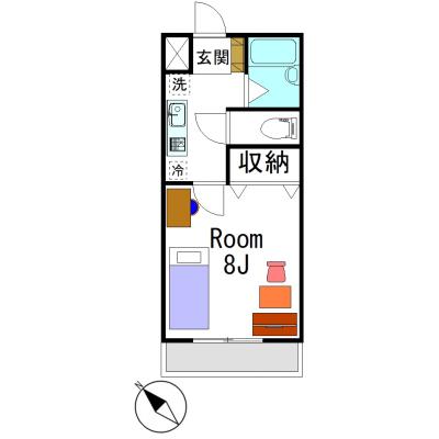 グランマンスリーつくば春日ⅡR106【筑波大学病院徒歩６分♪】【Wi-Fi無料☆】【別途駐車場利用可能】の地図画像