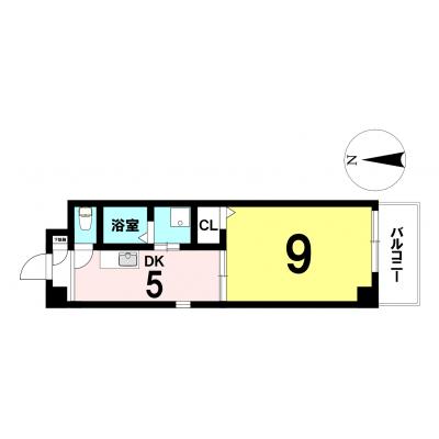 【名古屋市西区/東枇杷島駅徒歩約5分/無料Wi-Fi/角部屋/バストイレ別・独立洗面台/洋室9帖/オートロック】ベルネージュ ファミマンの地図画像