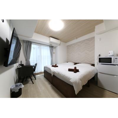 【25年12月オープン】ニューガイアリルーム芝№27　5th floor ツインルーム (Wi-Fi無料・禁煙🚭・浴室乾燥・IHクッキングヒーター)の地図画像