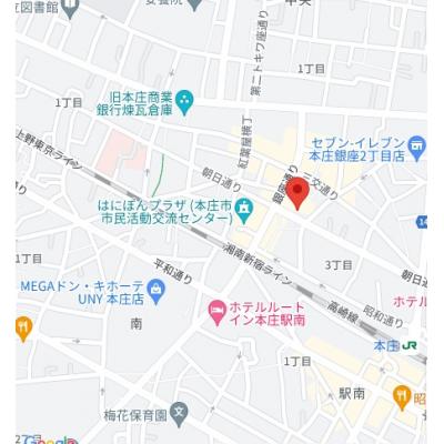 RCの物件です。銀座山崎ビルの地図画像