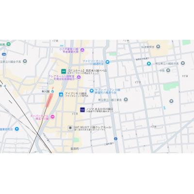 【キャンペーン価格適用中！】リスポーン川越12【本川越駅 徒歩10分！Wi-Fi付、宅配BOX付、オートロック付】の地図画像