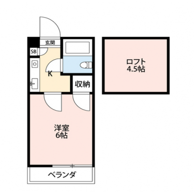 甲府市上石田エリア！家具家電駐車場無料！即日入居！ロフト付きの地図画像