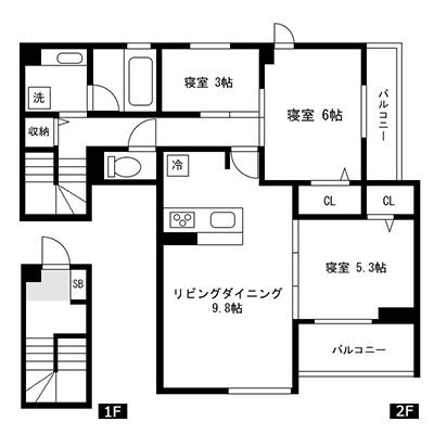 【2026年7月5日～2026年8月18日の間でご入居可能な方限定】アットイン四ツ谷3-2の地図画像