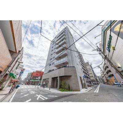 最寄り駅まで徒歩5分/家具・家電付き/グロワール伊勢佐木 201の地図画像