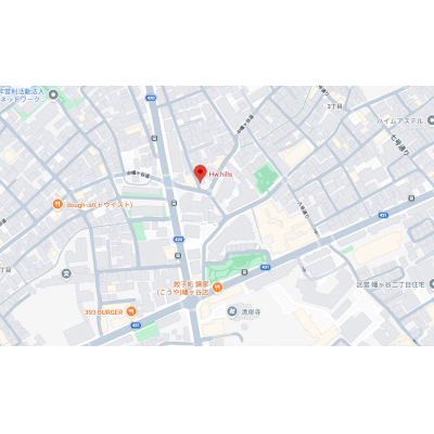 HW.HILLS幡ヶ谷（1R）　ペット相談可の地図画像