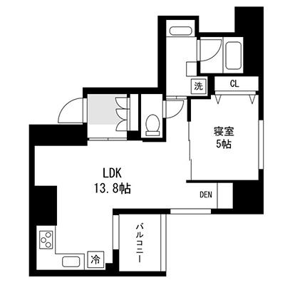 アットイン上野16-1『公式サイトなら室内画像も豊富で空室状況も確認可能！WEBでらくらく予約！「アットイン」で検索！🔍』の地図画像
