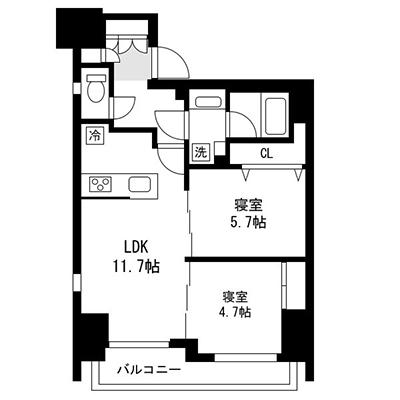 【2026年3月1日～2026年3月10日の間でご入居可能な方限定】アットイン上野16-2の地図画像