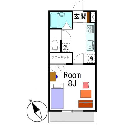 グランマンスリー水戸元吉田町R201【★Wi-Fi無料！★敷地内駐車場あり（別料金）★ラーメン「一蘭」、スーパー徒歩圏内で生活便利♪★水戸南インターまで車７分！】の地図画像