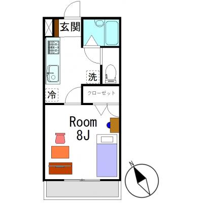 グランマンスリー水戸元吉田町R202【★Wi-Fi無料！★敷地内駐車場あり（別料金）★ラーメン「一蘭」、スーパー徒歩圏内で生活便利♪★水戸南インターまで車７分！】の地図画像