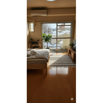 2名入居OK✨駐車場有❗広々2LDK・家具家電付✨TM123 402号室の地図画像