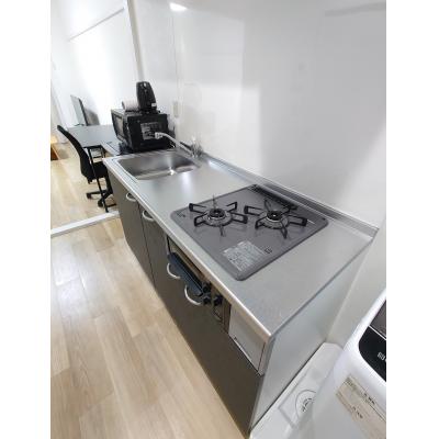 大型商業施設近く！家具家電付！駐車場付！TM139 101号室の地図画像