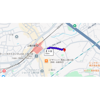 東都マンスリーファミール幸栄【６名入居可！WiFi無料！】2DKの地図画像