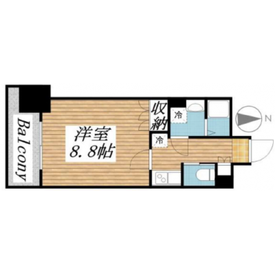 【マンスリー東新宿】最大３名利用可能！Wi-fi無料無制限★の地図画像