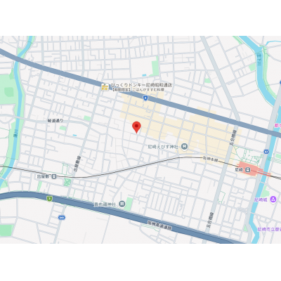 トラスト尼崎1【商店街近くで買物便利♪阪神尼駅徒歩圏内】の地図画像