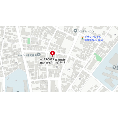 マンスリーステージ東武練馬Ⅲ【インターネット無料！管理費無料！！】の地図画像