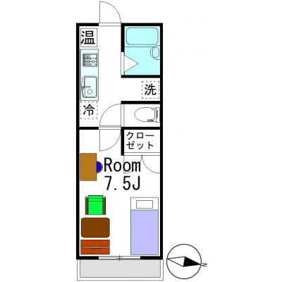 【大手大橋北側・長岡駅徒歩18分】🌿グランマンスリー長岡中島R306🌿単独光回線ネット無料！🎉✨スーパー「ウオロク」徒歩３分🚶🎵の地図画像