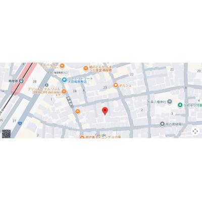 新築マンション！！駅徒歩3分・京急蒲田まで15分空港にアクセスしやすい、ネット無料・オートロック・浴室乾燥機付・独立洗面台・禁煙　２０３の地図画像