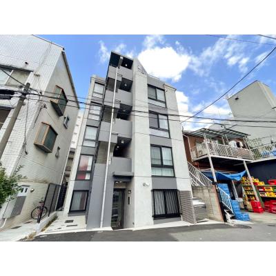新宿の繫華街エリア/駅徒歩4分/1LDK/アクセントカラーのおしゃれなお部屋/タスキsmart東新宿 302の地図画像