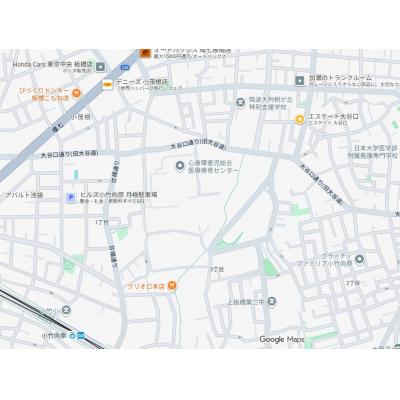 板橋区大谷口北町マンションの地図画像