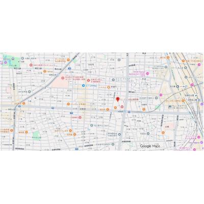 名古屋駅徒歩圏内！広めのお部屋リーデンス名古屋駅西の地図画像