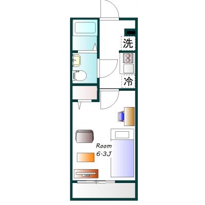 【✨新築✨】【熊谷駅の東側徒歩10分！】🍀グランマンスリー熊谷曙町105🍀📶Wi-Fi無料✨敷地外駐車場あり（台数限定・別料金）🅿️🚗🗝️オートロック付きの新築アパート🌈の地図画像