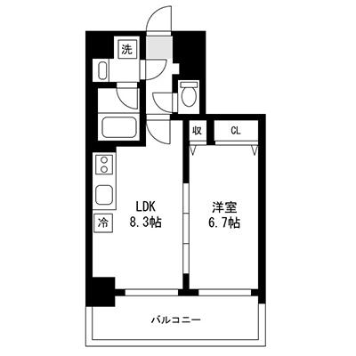 【2026年4月27日～2026年6月10日の間でご入居可能な方限定】アットイン京都9-3の地図画像