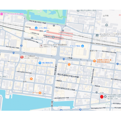 トラスト明石3【設備充実♪寝室は独立タイプ！】の地図画像