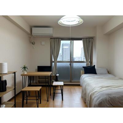 駅近！近江八幡駅 徒歩6分🚉 家具家電付き✨いちばんちマンスリー近江八幡中村町の地図画像