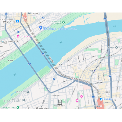 ワントップマンスリー十三プライムリバーサイド【LUUP無料クーポン、ヨギボー、Refa製品付き！】の地図画像