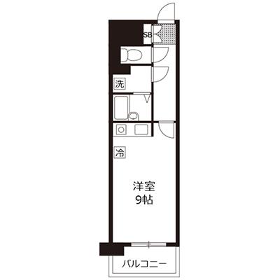 【おためしSALE：入居期間限定のお部屋だからお得！】1日あたり3560円！（50%OFF） ｜ アットイン梅田1-1の地図画像