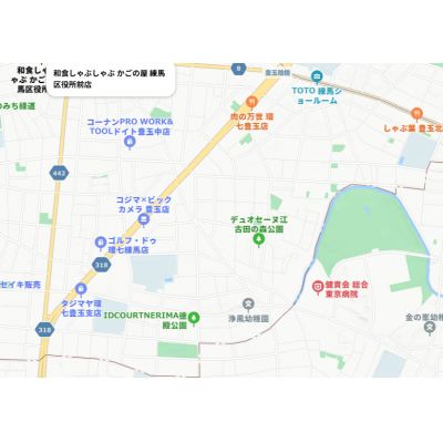 マンスリーステージ練馬4【インターネット（WIFI対応）無料！管理費無料！！】の地図画像