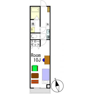 グランマンスリー本庄南ⅡR205【本庄駅徒歩８分♪】の地図画像