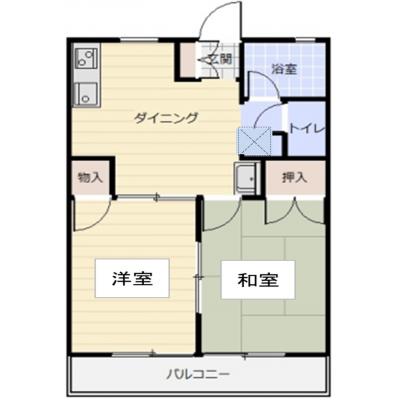 ONLY柏の葉１【🌈Wi-Fi・管理費０円キャンペーン🌈】ペットOK🐾広々２DK！4人入居可能♪ららぽーと柏の葉まで車で８分🚗の地図画像