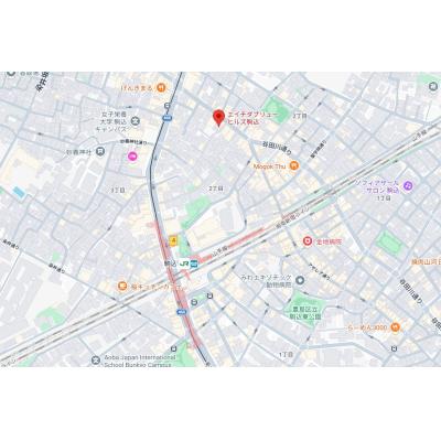 HW.HILLS駒込　駒込駅（山手線）徒歩3分の好立地　TYPE Bの地図画像