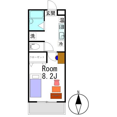 🍀グランマンスリー🍀上越山屋敷町R203🌈上越教育大学🎓徒歩３分🚶コンビニ徒歩４分🏪Wi-Fi無料✨駐車場あり🅿️🚗南向きで日当たり良好🏠☀️の地図画像