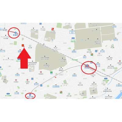 ＡＣＯ宝町　⭐Wi-Fi無料⭐　※90日以上でご利用が可能となります。の地図画像
