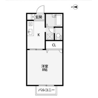 駅近！家具家電付！駐車場有！TM264　202号室の地図画像