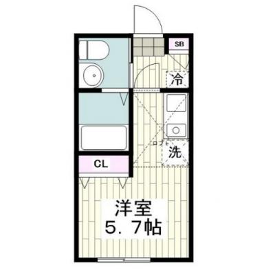 ONLY横浜13【🌈WiFi・管理費０円キャンペーン🌈】ペット不可★ロフト★BT別★最上階☆新杉田駅徒歩8分<=>大船駅22分　横浜駅23分　川崎37分☆の地図画像