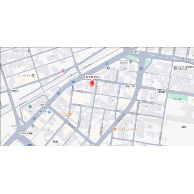 ★WiFiインターネット利用無料★角部屋２K・セミダブル：布団・枕新品★宅配BOXあり★2人利用可能★ジョイフルマンスリー幸町★の地図画像
