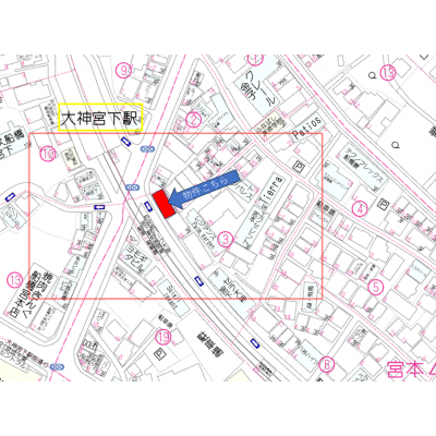 ビラビスタ大神宮の地図画像
