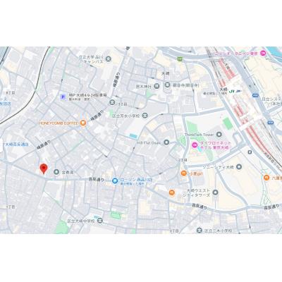 N・M MOCHIZUKI　山手線大崎駅まで徒歩10分と好立地の地図画像