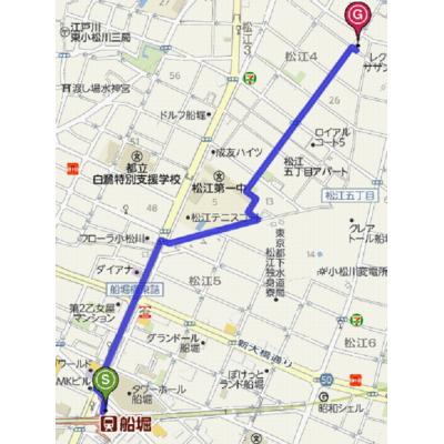 ハローマンスリー船堀Ⅰ●ネット接続無料の部屋有●の地図画像