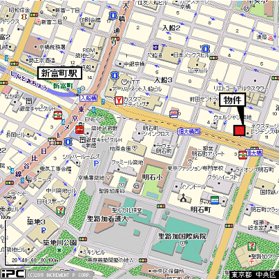 グッドステイ銀座東■『駅4分・浴室乾燥』【ベーシック】の地図画像