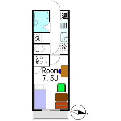 【大手大橋北側・長岡駅徒歩18分】🌿グランマンスリー長岡中島R203🌿単独光回線ネット無料！🎉✨スーパー「ウオロク」徒歩３分🚶🎵の地図画像