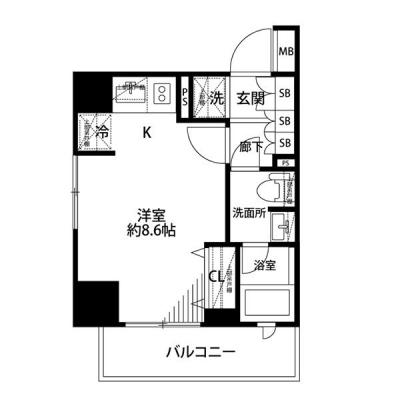 【2026年8月17日～2026年8月30日の間でご入居可能な方限定】アットイン代々木上原AB2の地図画像