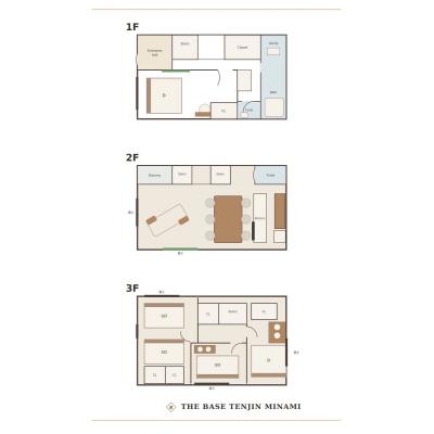 【戸建て】長期滞在におすすめ‼Yマンスリー博多TBTの地図画像