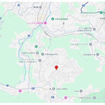 グランクールTWO｜新築で快適、伊東を楽しみながら心地よく住まうSSSシリーズの地図画像